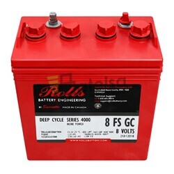 Bater�a ROLLS 8 FS GC | 8 Voltios 155 Amperios C20